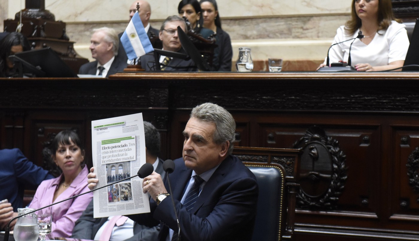 Rossi, en el Congreso: "En Argentina conviven cuatro crisis" | Legislativas