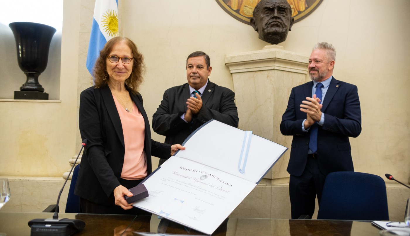 Alicia Dickenstein fue distinguida por Universidad Nacional del Litoral como Doctora Honoris Causa | Noticias