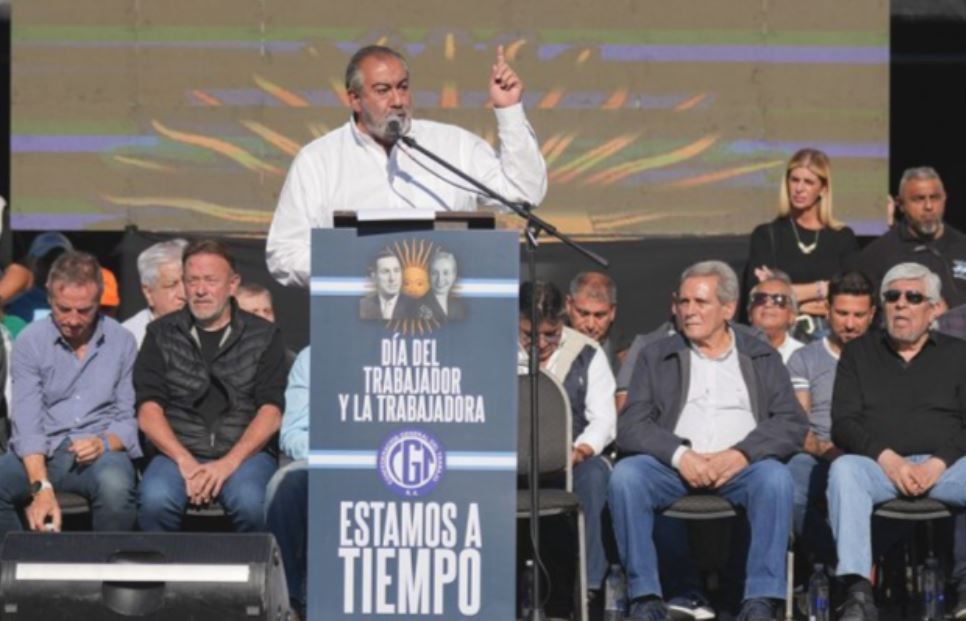 La CGT pidió un acuerdo político y la reducción de la jornada laboral en el acto por el Día del Trabajador | Nacionales
