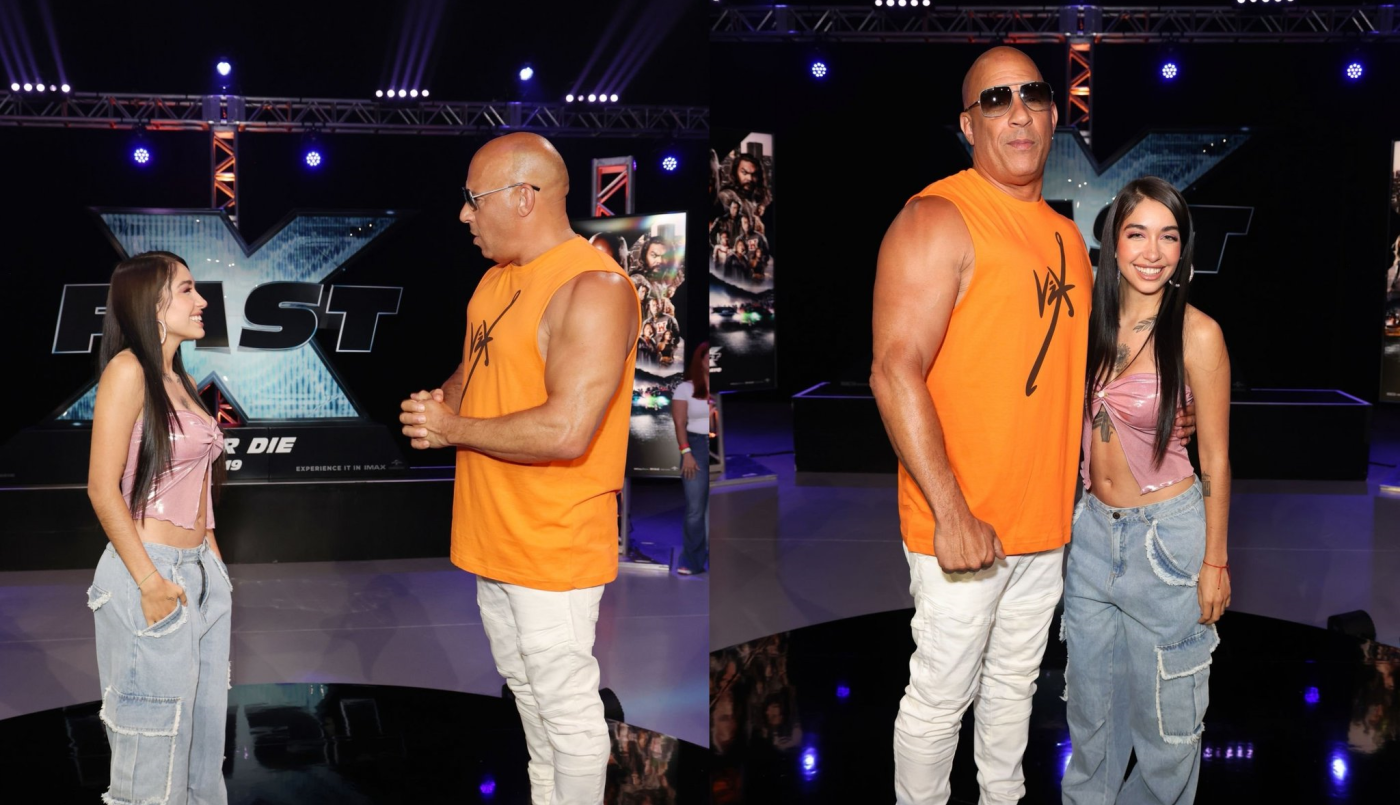Furor en las redes por el encuentro entre María Becerra y Vin Diesel | Redes