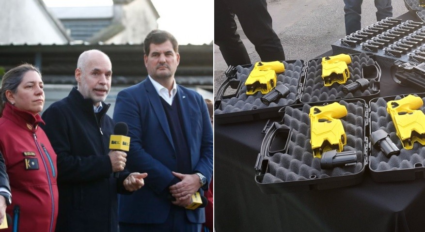 Larreta presentó las taser que se usarán en CABA: "Salvan vidas" | Nacionales