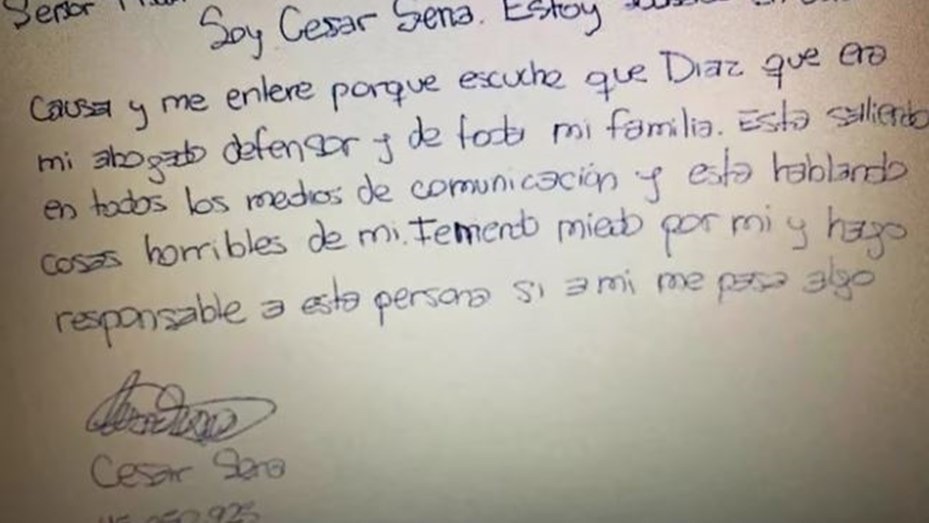 La carta del acusado por el femicidio de Cecilia: "Tengo miedo por mi vida" | Nacionales