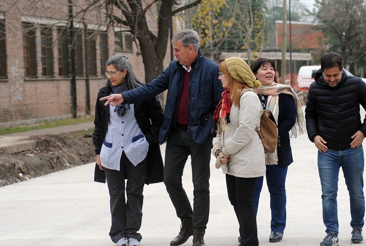 Barrio San José: Jatón supervisó obras de pavimentación y desagües | Noticias