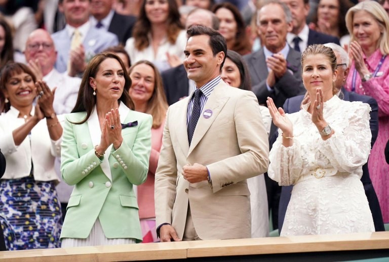 Roger Federer fue homenajeado en Wimbledon | Deportes