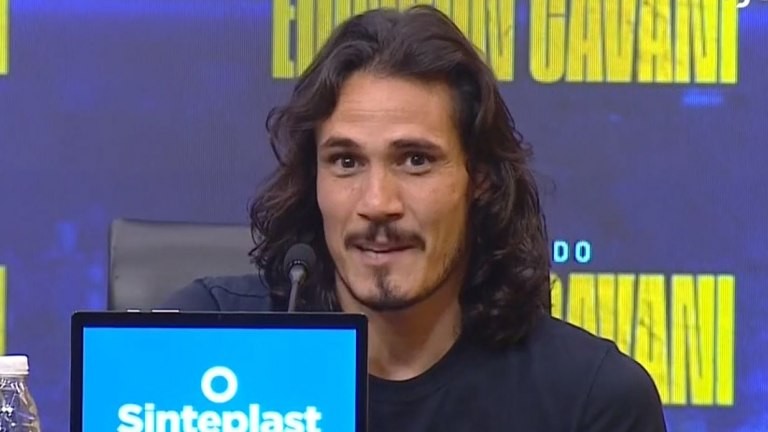 Cavani fue presentado en Boca: “No hay club como este" | Deportes