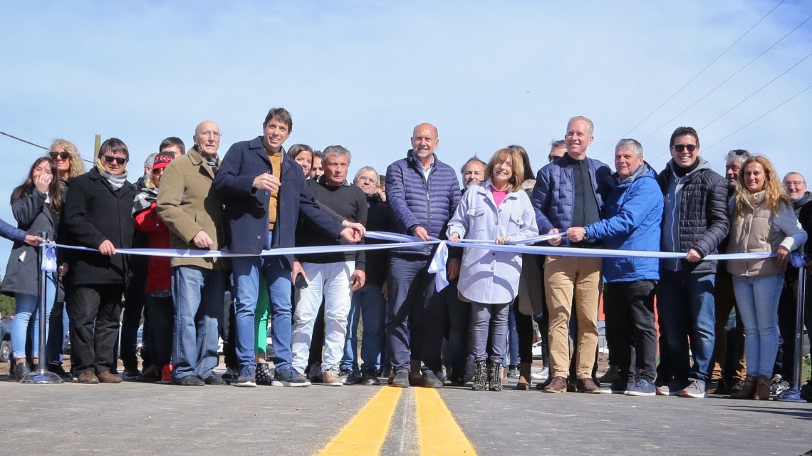 Perotti inauguró el acceso y un nuevo centro de desarrollo infantil en Fighiera | Noticias