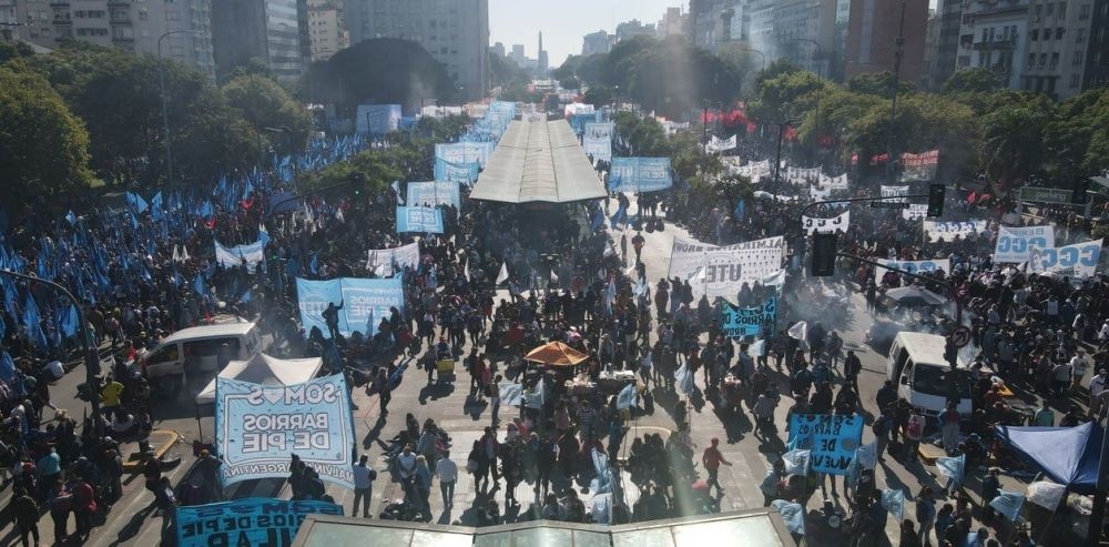 Piqueteros protestan en todo el país para pedir asistencia a los comedores | Nacionales