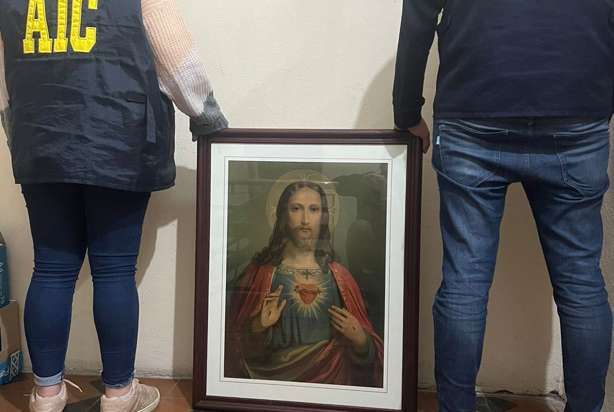 La AIC recuperó el cuadro de la Basílica Nuestra Señora del Carmen | Noticias