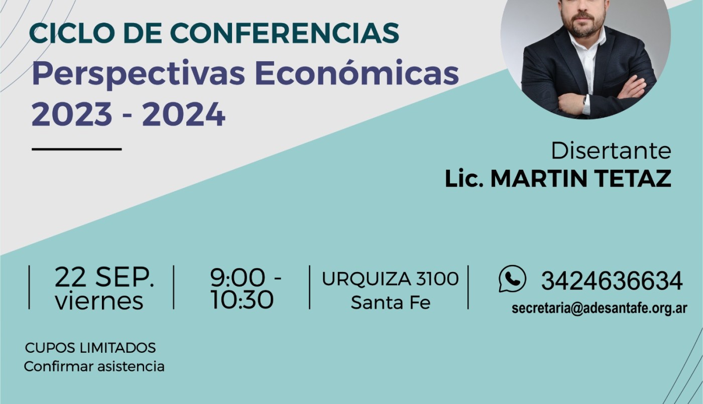 El economista Martín Tetaz llega a Santa Fe | Espectaculos
