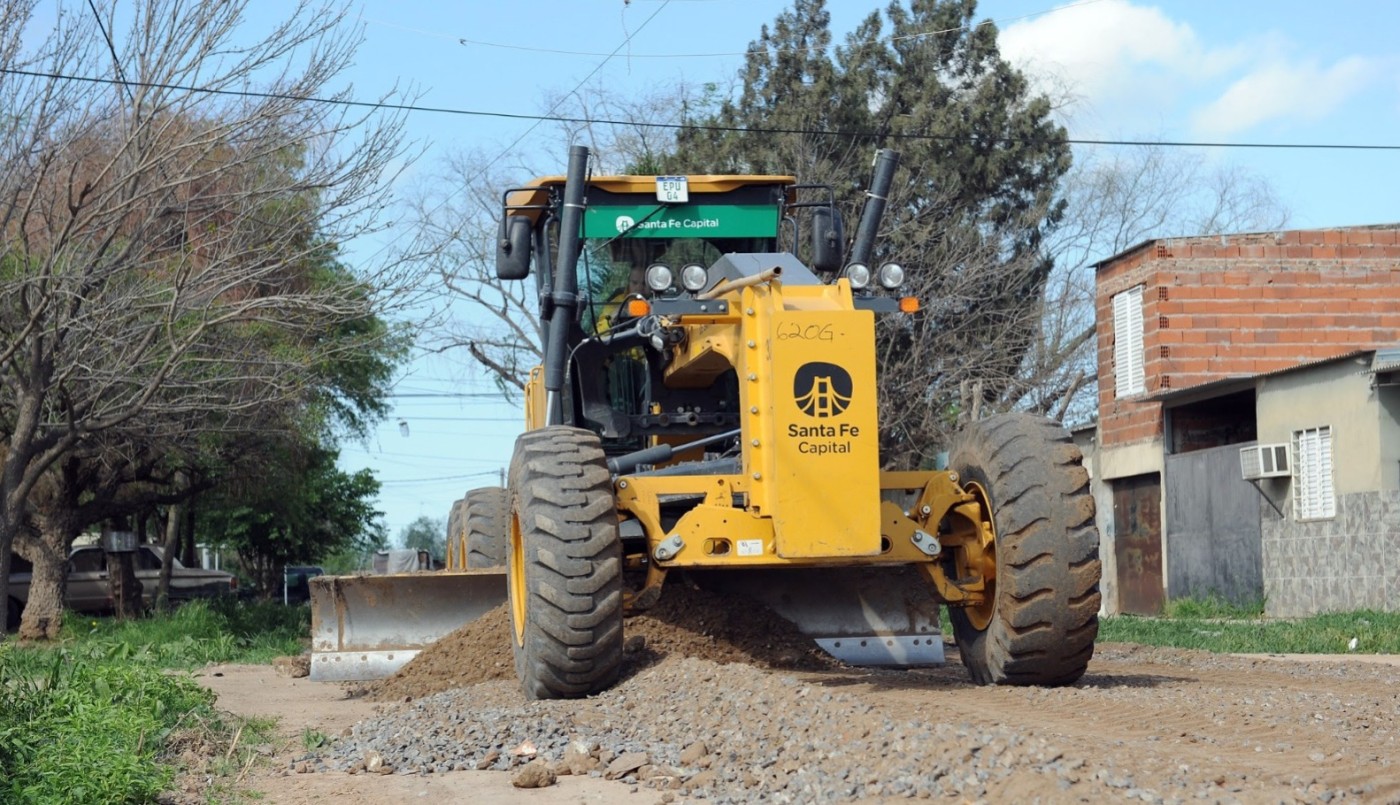 Avanzan los trabajos viales en Scarafía y Juventud del Norte | Información General