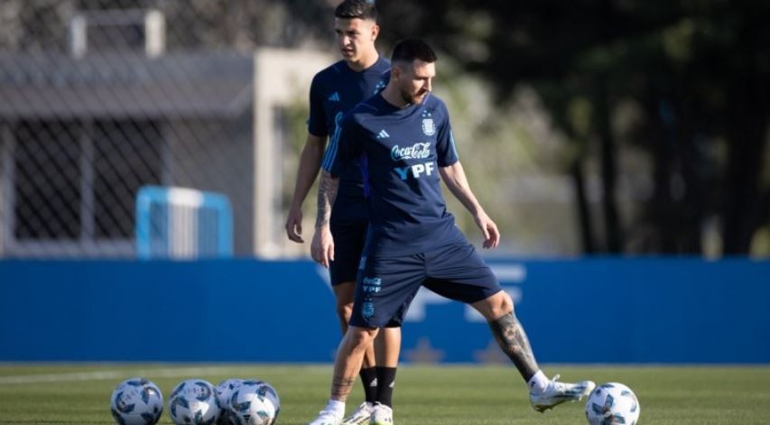 Messi se entrenó con normalidad en la primera práctica de la Selección antes del partido contra Paraguay | Deportes