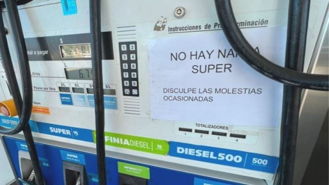 Falta combustible en distintas estaciones de servicio principalmente del interior | Información General