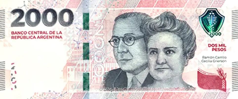 El Banco Central lanzó un nuevo billete de $2.000 con más medidas de seguridad | Nacionales