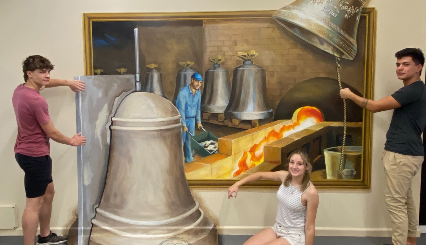 San Carlos Centro inauguró la primera sala de pinturas 3D | Buen Santa Fe