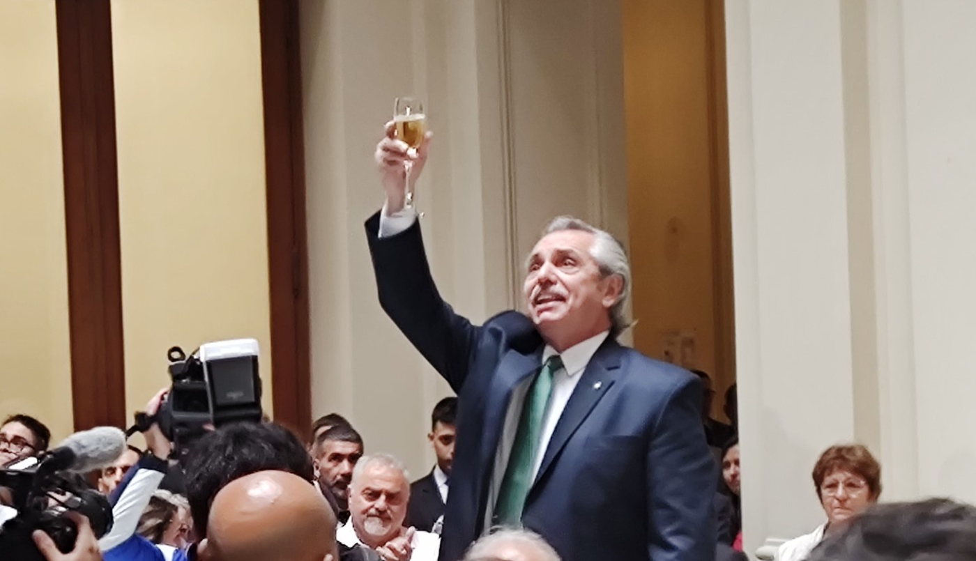 Alberto Fernández se despidió en la Casa Rosada: "Dejamos un país en marcha" | Nacionales