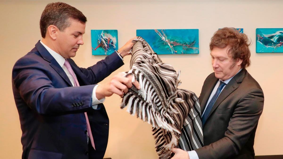 Milei recibió al presidente paraguayo Santiago Peña | Nacionales