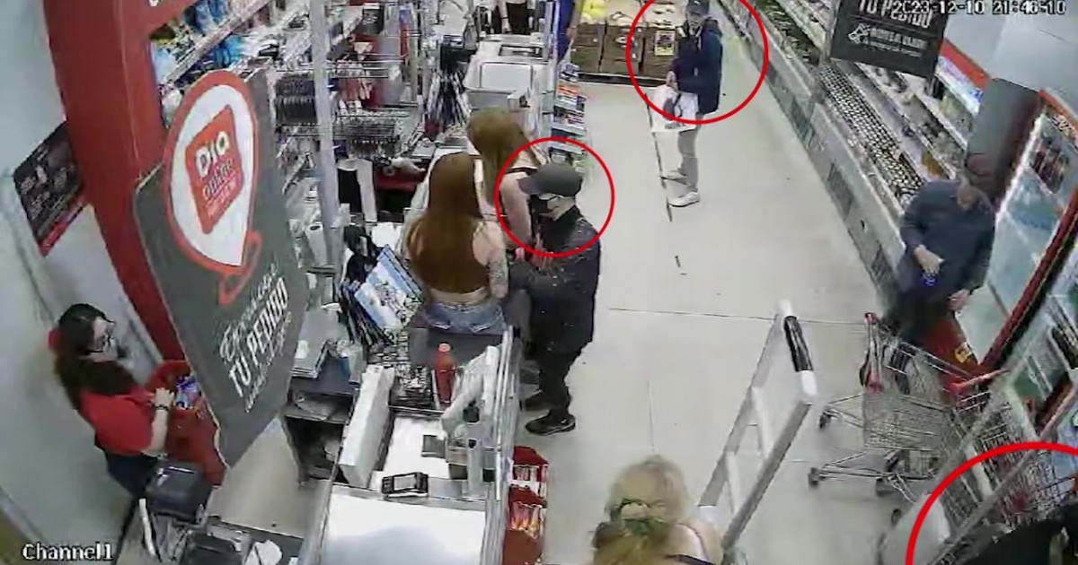 Salvaje robo en un supermercado de Caballito | Nacionales
