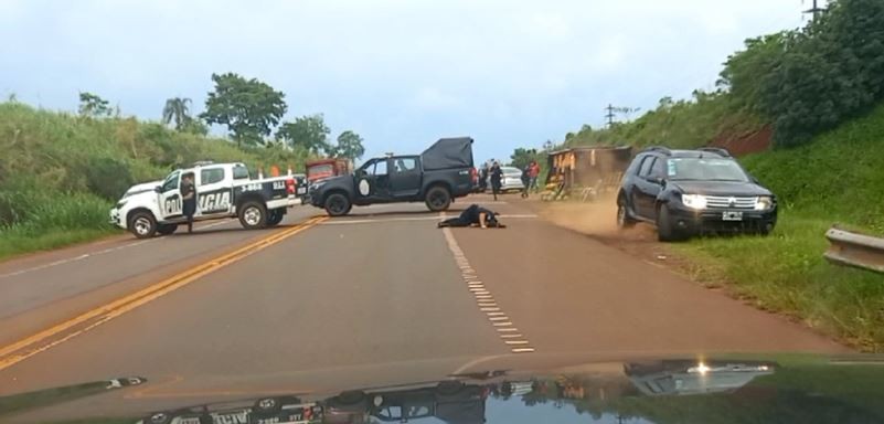 Misiones: Delincuentes en fuga atropellaron a una policía en la Ruta 14 | Nacionales