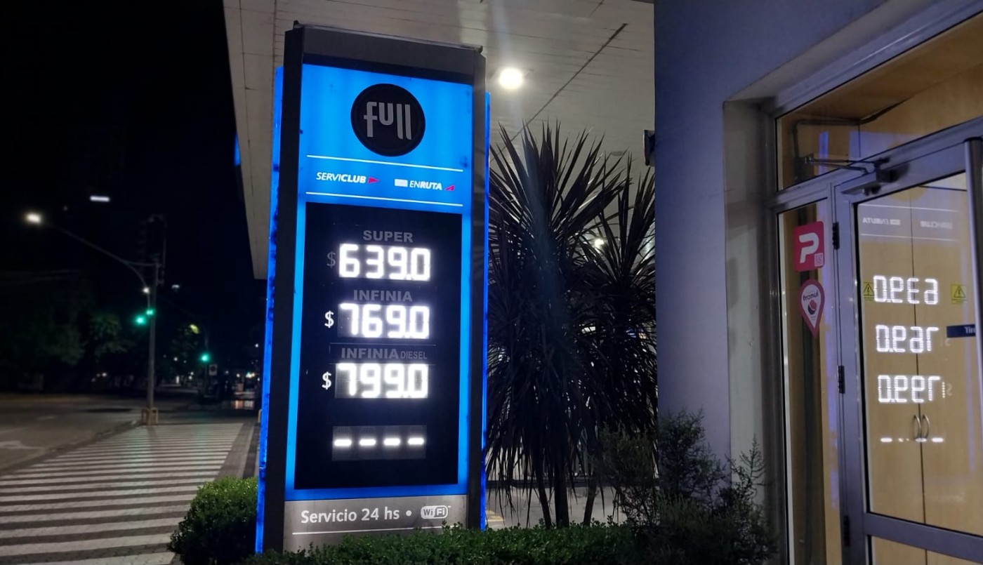 YPF también subió sus precios: la súper quedó cerca de los $640 | Noticias
