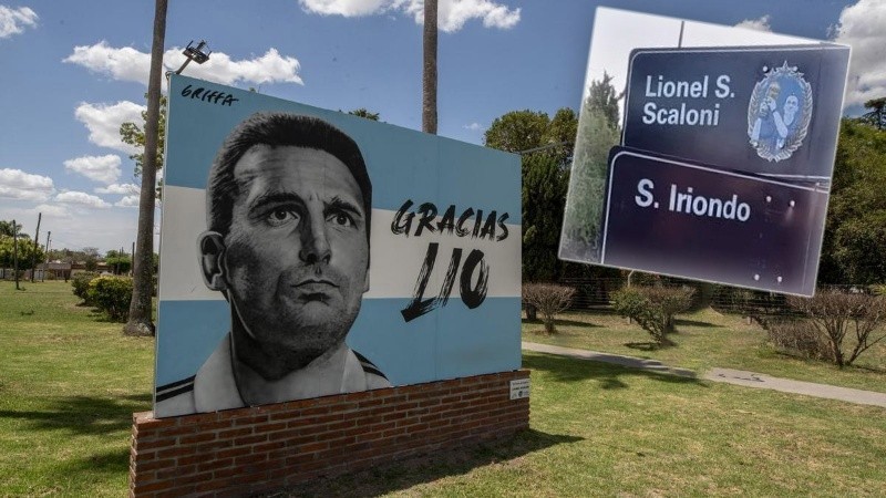 Una de las calles de Pujato lleva el nombre de Lionel Scaloni | Deportes