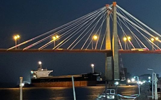 Un barco chocó contra el puente Zárate Brazo Largo | Nacionales