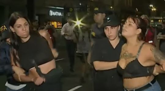 Liberaron a cuatro mujeres detenidas anoche en los incidentes en adyacencias del Congreso | Nacionales