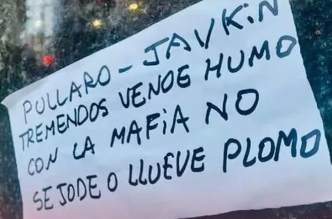 Encontraron amenazas a Pullaro y Javkin en el microcentro rosarino | Noticias