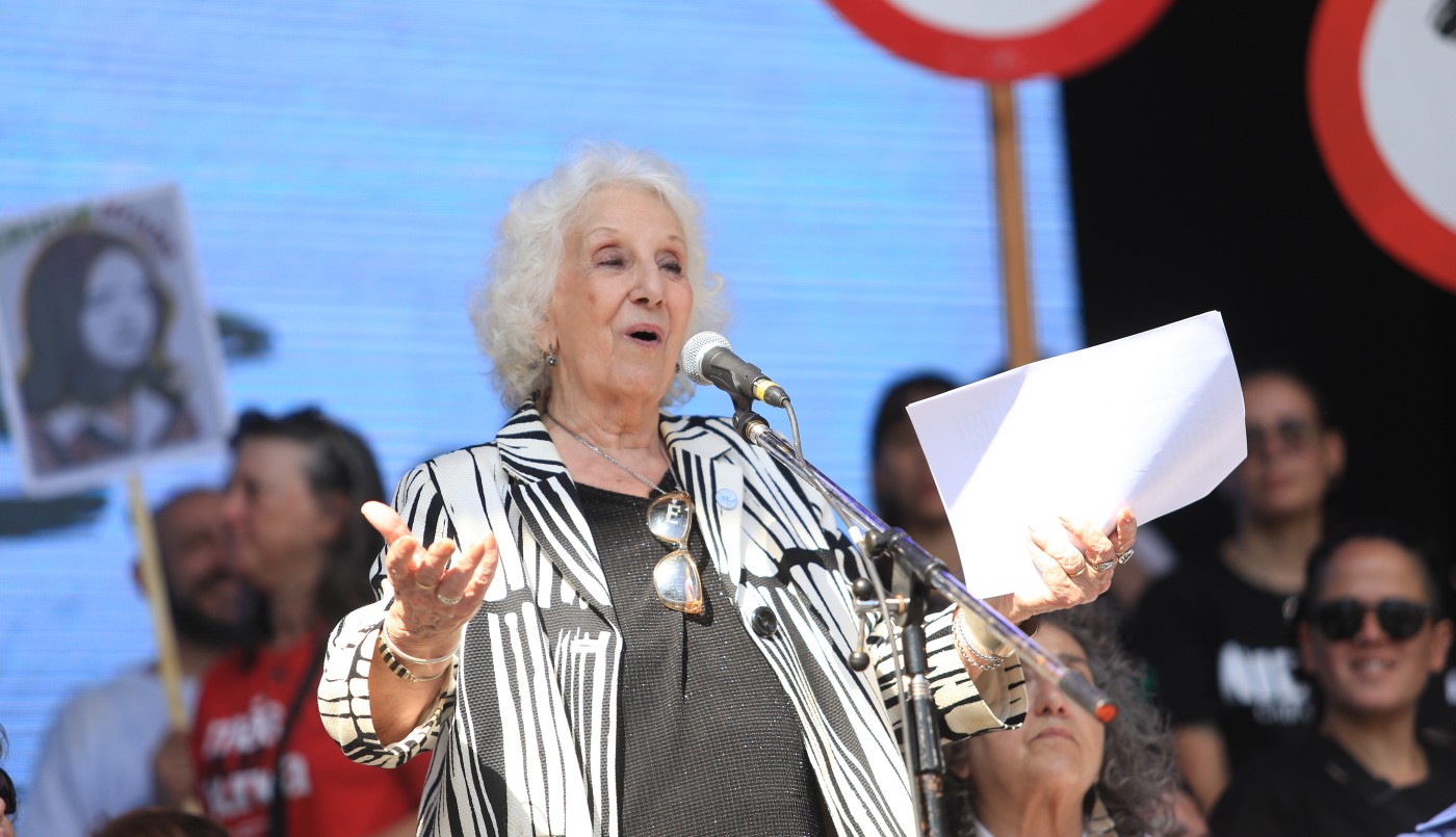 Un fiscal denunció a Estela de Carlotto por su pedido para que Javier Milei "se vaya rápido" | Nacionales