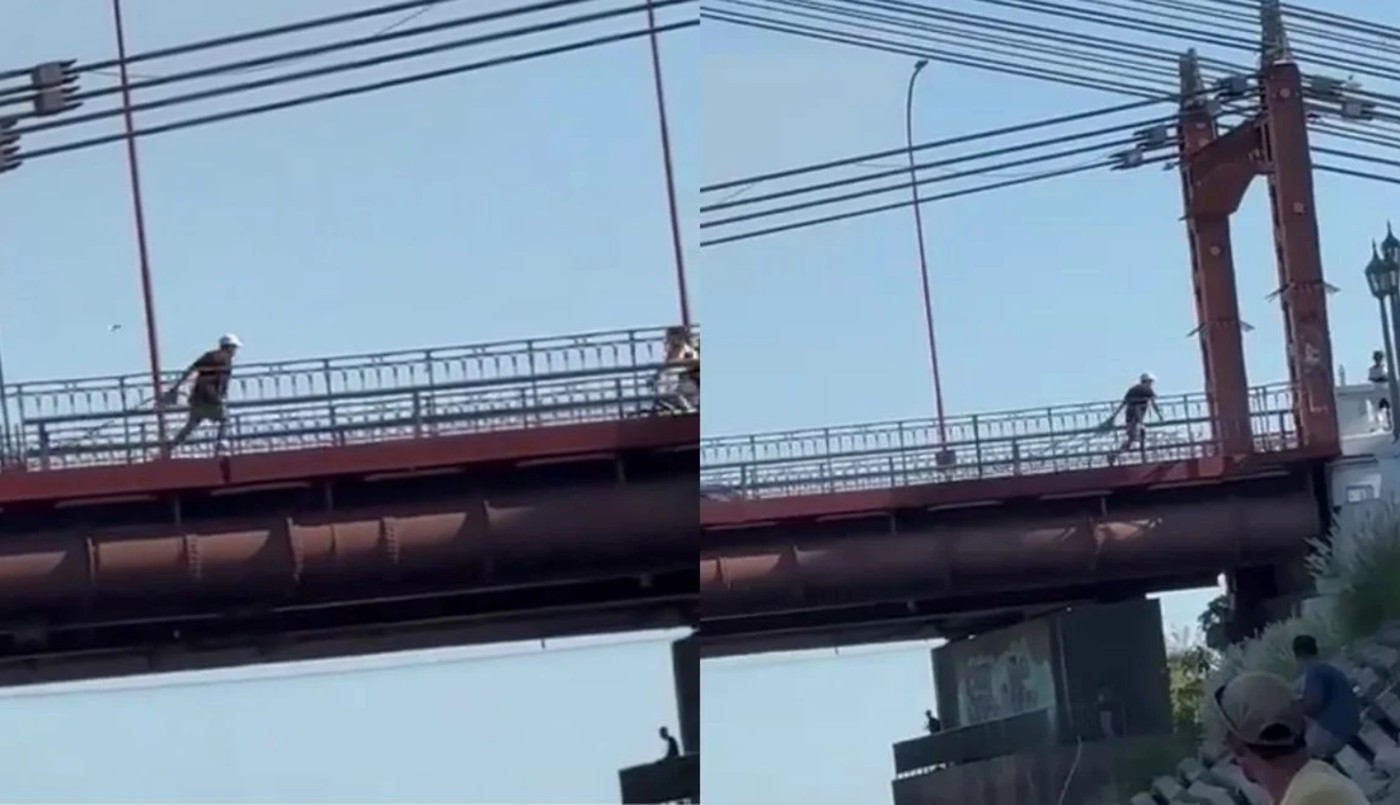 La policía capturó al ladrón de cables del Puente Colgante | Noticias