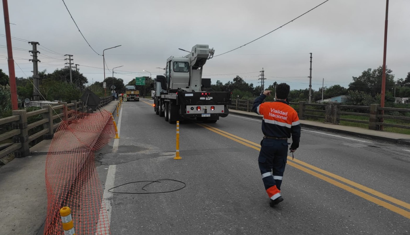 Se inicia el montaje del Puente Bailey sobre el Carretero que une Santa Fe y Santo Tomé | Información General