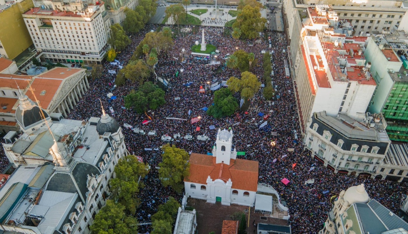 En Buenos Aires también fue masiva la marcha por las universidades | Nacionales