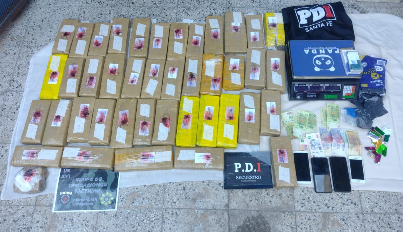 Detuvieron a dos personas y secuestraron 38 kilos de cocaína | Noticias