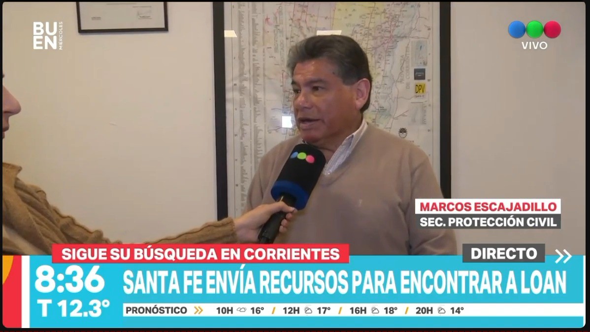 Santa Fe envía ayuda para colaborar en la búsqueda de Loan | Información General