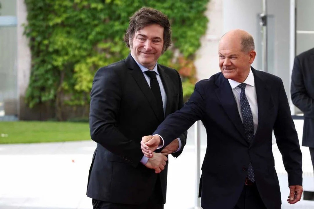 Milei se reunió con el canciller alemán Olaf Scholz | Nacionales