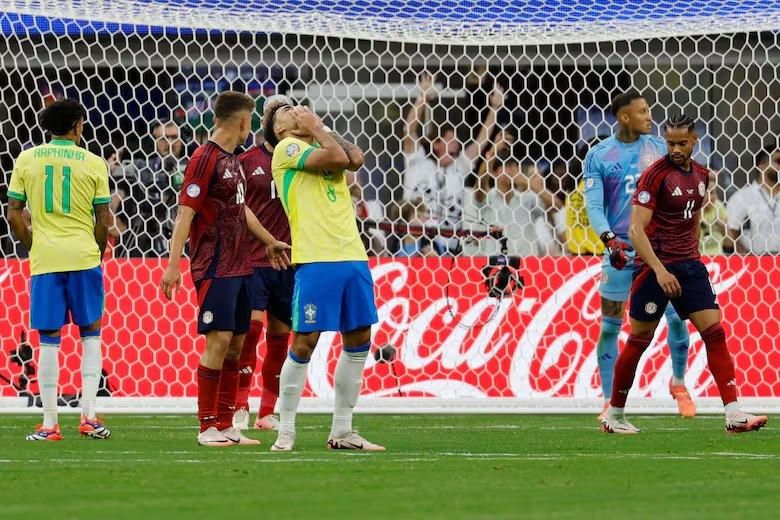 Pálido debut de Brasil en la Copa América: empató con Costa Rica | Deportes