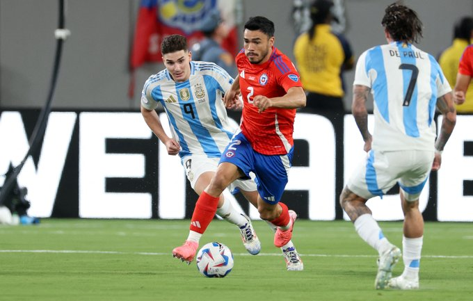 Argentina y Chile igualan sin goles al terminar el primer tiempo | Deportes