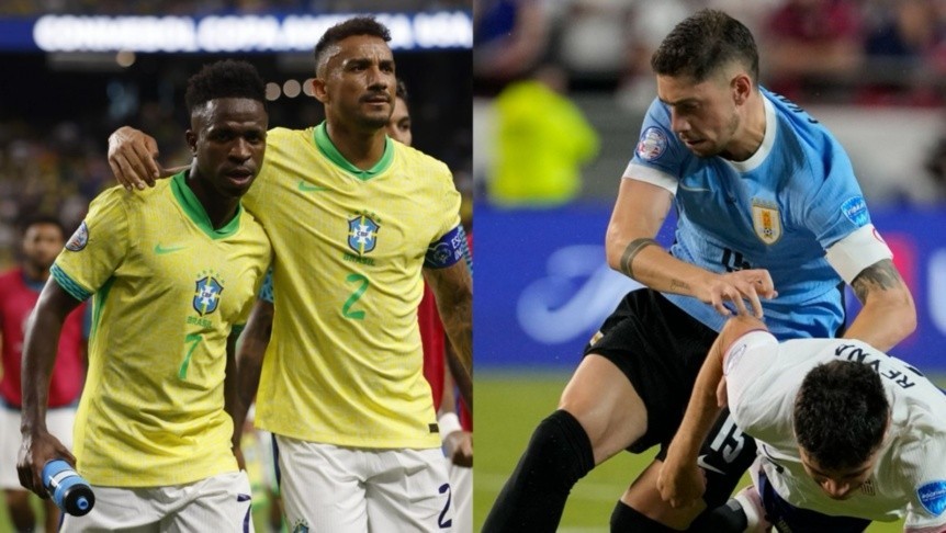 Copa América: Uruguay y Brasil se enfrentan por un lugar en la semifinal | Deportes