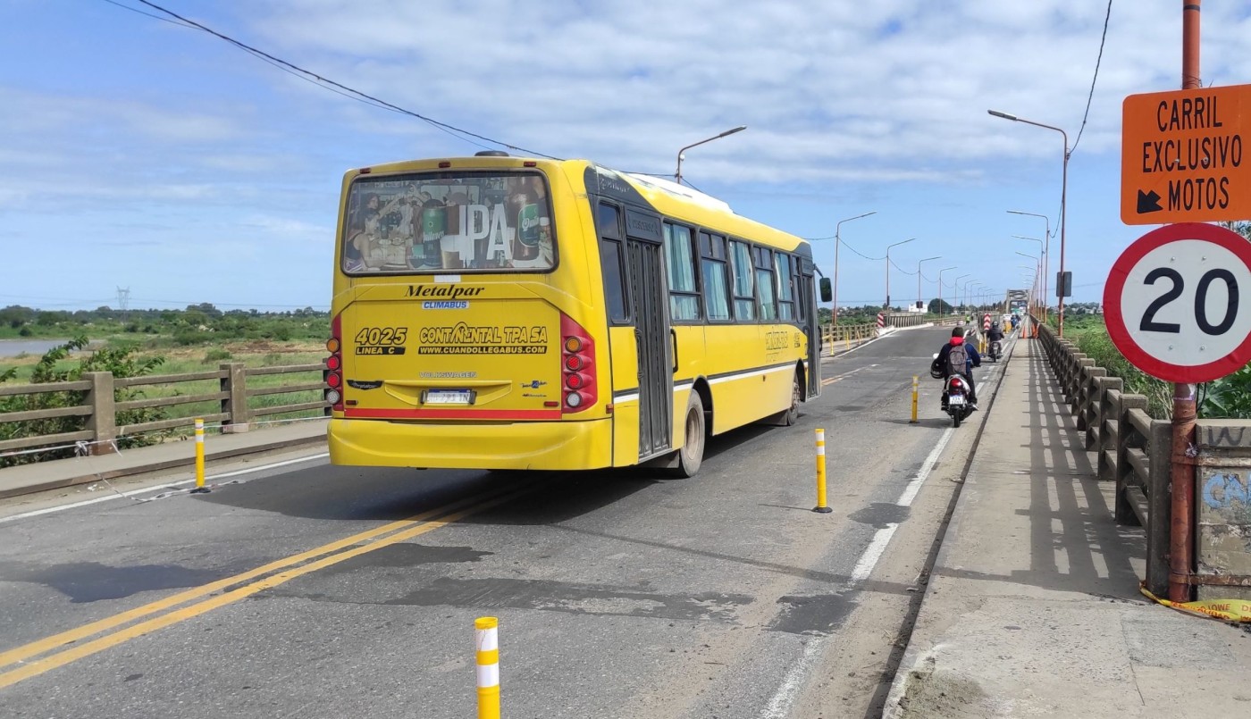 Colectivos: desvían líneas interurbanas ante arreglos en el Puente Carretero | Noticias