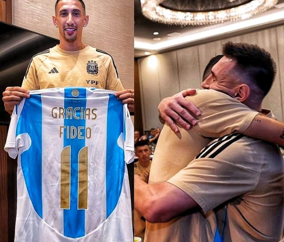 La emotiva despedida que le hizo la Selección Argentina a Di María | Deportes