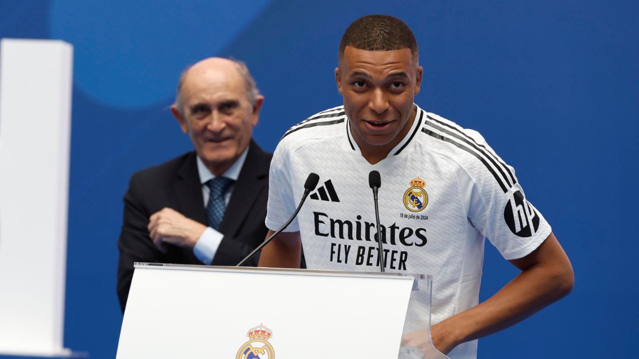 Mbappé fue presentado en el Real Madrid | Deportes