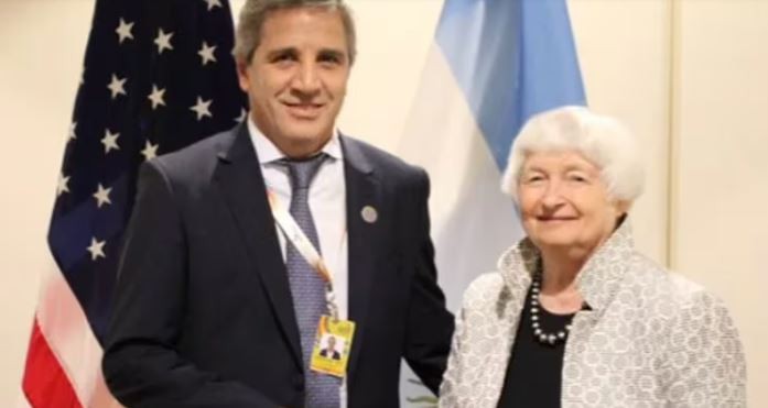 Caputo se reunió con Janet Yellen, la secretaria del Tesoro de Estados Unidos | Nacionales