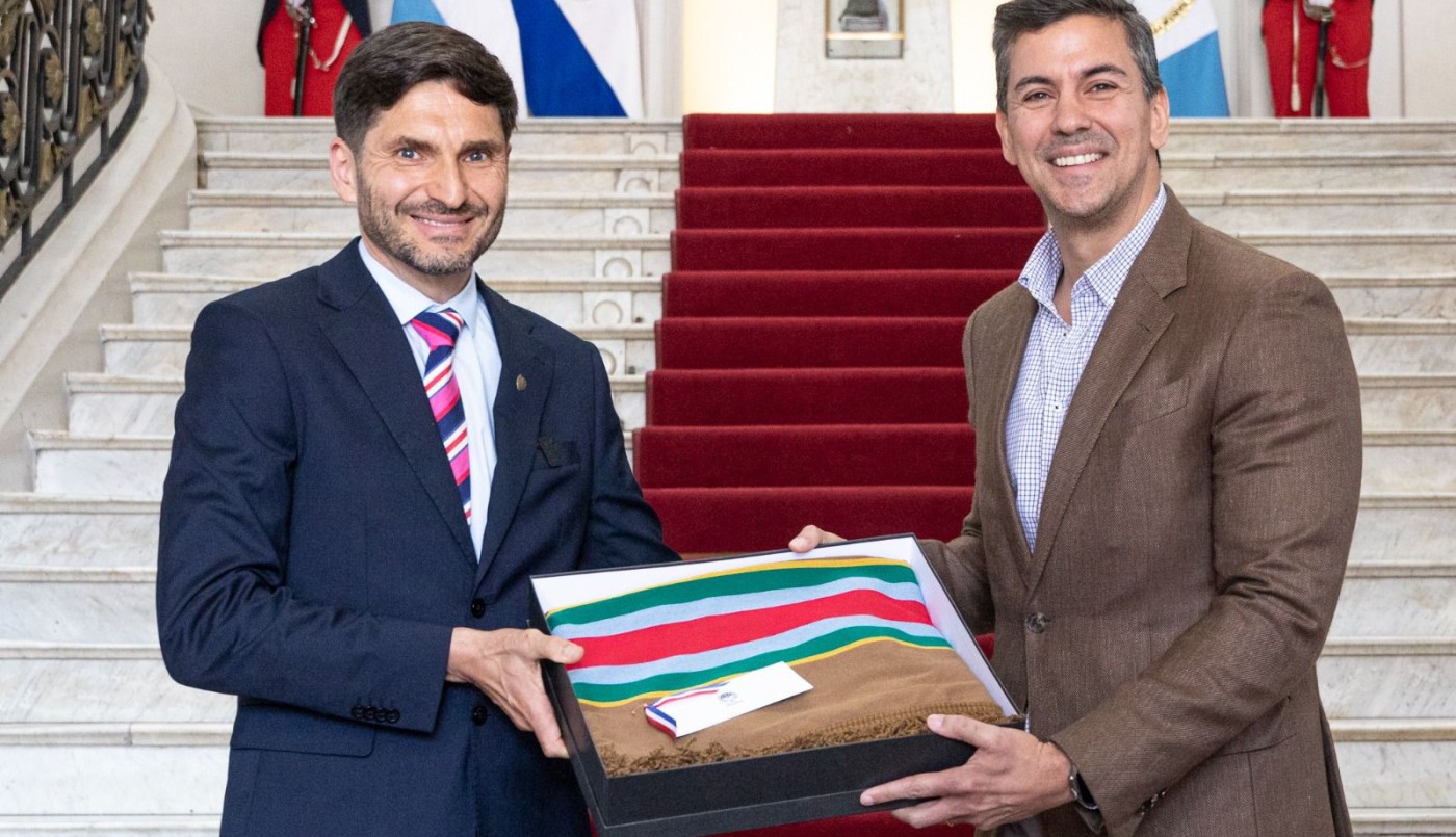 Con la Hidrovía y la conectividad como ejes, Pullaro recibió al presidente de Paraguay | Información General