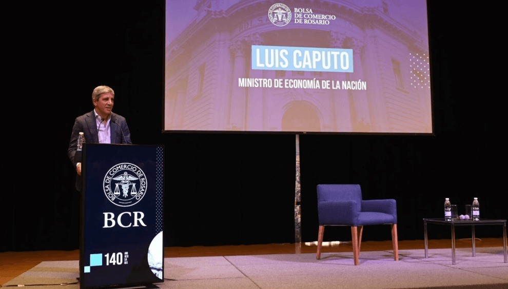 Caputo en Rosario: "No va a haber crisis, ese riesgo está eliminado" | Noticias