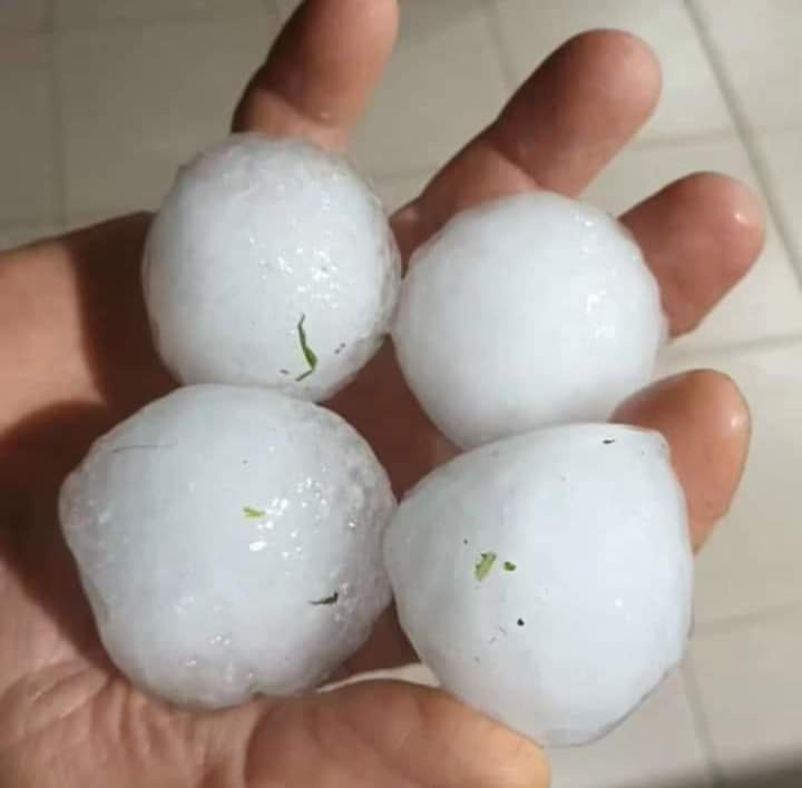 Imágenes: granizada provocó destrozos en Colonia Mascias y Saladero Cabal | Información General