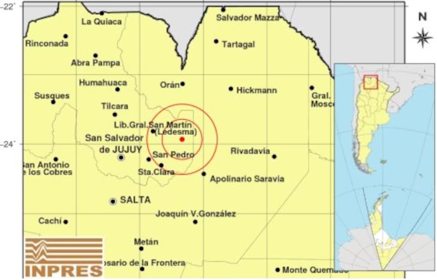 Un fuerte sismo de magnitud 4.8 sacudió Jujuy y Salta | Nacionales