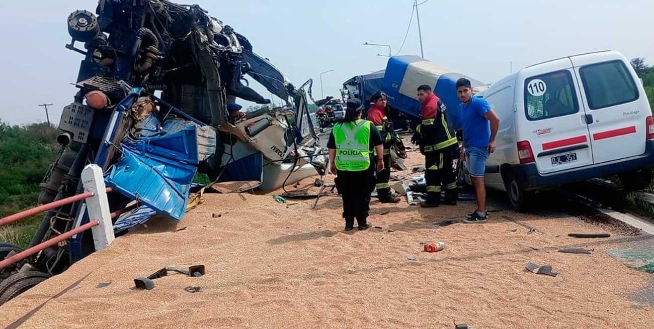 San Cristóbal: falleció uno de los camioneros accidentado en la ruta 4 | Policiales