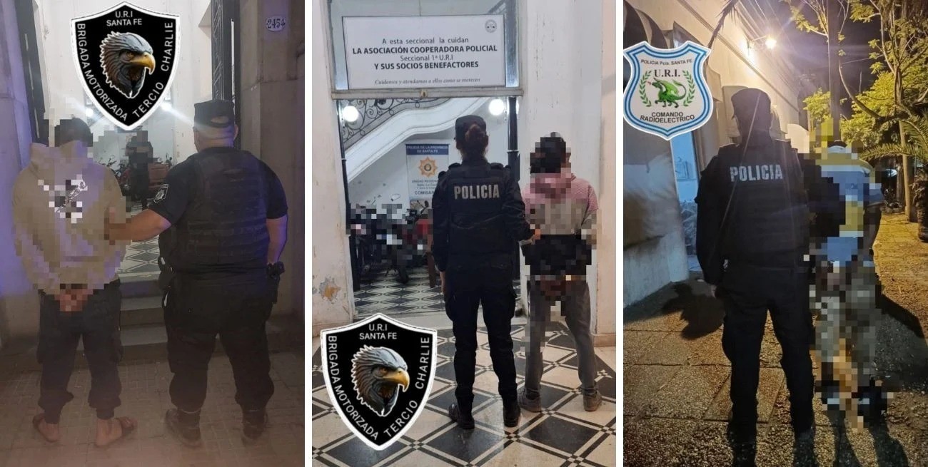 Tres aprehendidos y dos robos frustrados en la madrugada del martes | Policiales