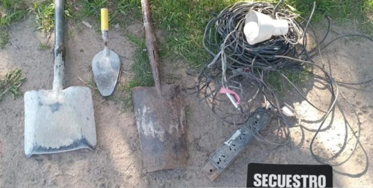 Lo detuvieron por robarse elementos de albañilería | Policiales