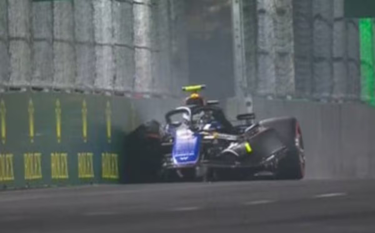 Fórmula 1: Franco Colapinto chocó y puso en duda su participación en el GP de Las Vegas | Deportes
