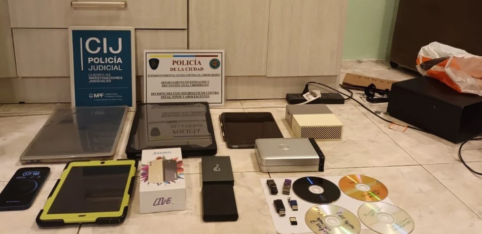 Detuvieron a seis personas por tenencia y distribución de material con contenido sexual de menores | Nacionales